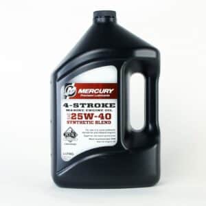 4L MERCURY QUICKSILVER HIGH PERFORMANCE ENGINE OIL SAE 25W-40 8M0086227 / 8M0206956