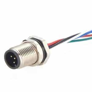 M12 Front Panel Mount Cable PCM-HD-0098