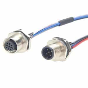 M12 Rear Panel Mount Cable PCM-HD-0099