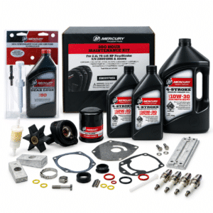 MERCURY 300 HOUR 8M0097855 MAINTENANCE OEM KIT 75 - 115 EFI AND 115 PRO XS & OIL (serial 2B095049 and higher)